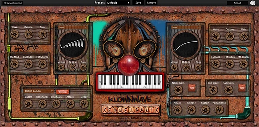 klownwave screen